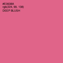 #E0638A - Deep Blush Color Image