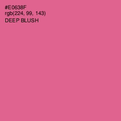 #E0638F - Deep Blush Color Image