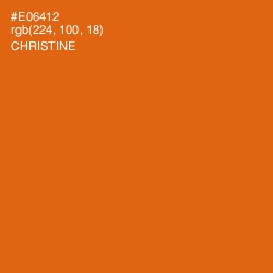 #E06412 - Christine Color Image