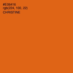 #E06416 - Christine Color Image