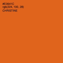 #E0641C - Christine Color Image