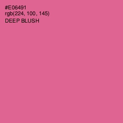 #E06491 - Deep Blush Color Image