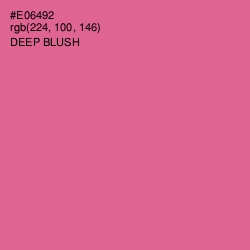 #E06492 - Deep Blush Color Image