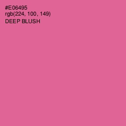 #E06495 - Deep Blush Color Image