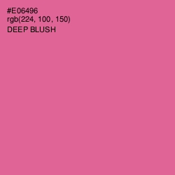 #E06496 - Deep Blush Color Image