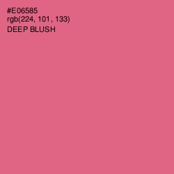 #E06585 - Deep Blush Color Image