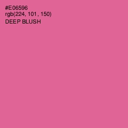 #E06596 - Deep Blush Color Image