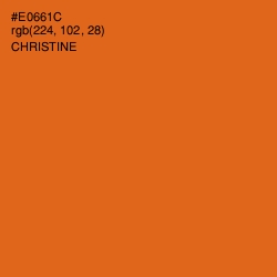 #E0661C - Christine Color Image