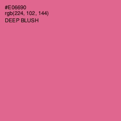 #E06690 - Deep Blush Color Image