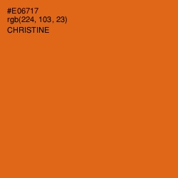 #E06717 - Christine Color Image