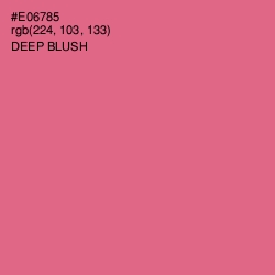#E06785 - Deep Blush Color Image