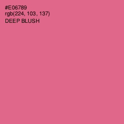 #E06789 - Deep Blush Color Image