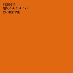 #E06811 - Christine Color Image