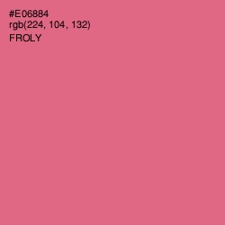 #E06884 - Froly Color Image