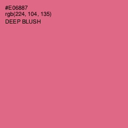 #E06887 - Deep Blush Color Image