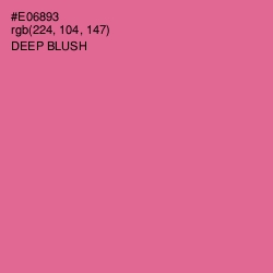 #E06893 - Deep Blush Color Image