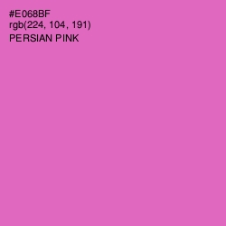 #E068BF - Persian Pink Color Image