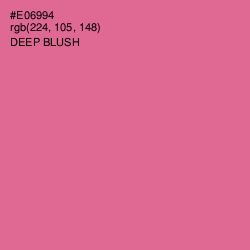 #E06994 - Deep Blush Color Image