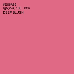 #E06A85 - Deep Blush Color Image