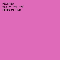 #E06ABA - Persian Pink Color Image