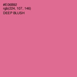 #E06B92 - Deep Blush Color Image