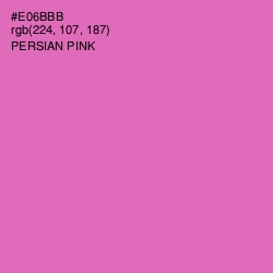 #E06BBB - Persian Pink Color Image