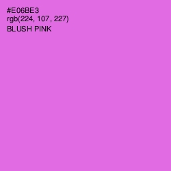 #E06BE3 - Blush Pink Color Image