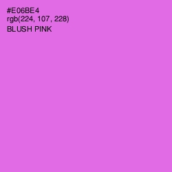 #E06BE4 - Blush Pink Color Image