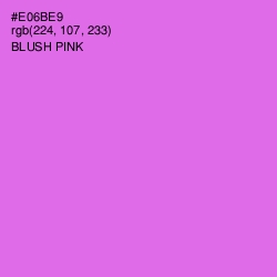 #E06BE9 - Blush Pink Color Image