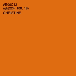 #E06C12 - Christine Color Image