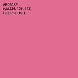 #E06C8F - Deep Blush Color Image