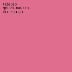 #E06D8D - Deep Blush Color Image