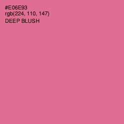 #E06E93 - Deep Blush Color Image