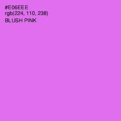 #E06EEE - Blush Pink Color Image