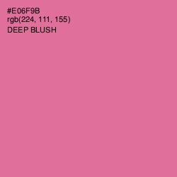 #E06F9B - Deep Blush Color Image