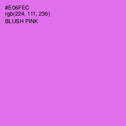 #E06FEC - Blush Pink Color Image