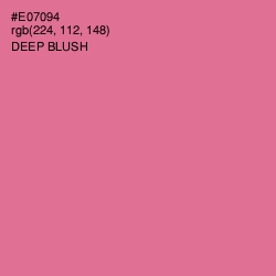 #E07094 - Deep Blush Color Image