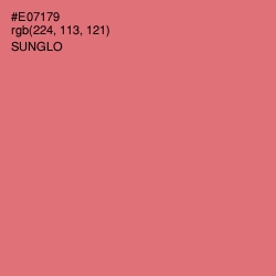 #E07179 - Sunglo Color Image