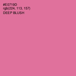 #E0719D - Deep Blush Color Image