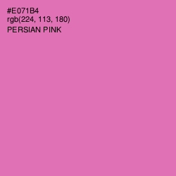 #E071B4 - Persian Pink Color Image