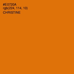 #E0720A - Christine Color Image