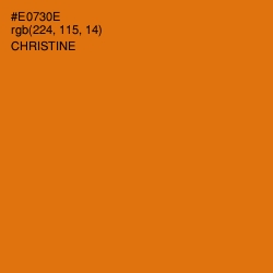 #E0730E - Christine Color Image