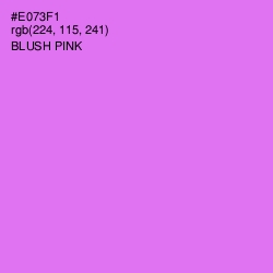 #E073F1 - Blush Pink Color Image