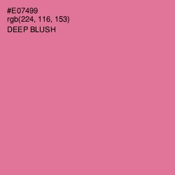 #E07499 - Deep Blush Color Image