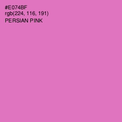 #E074BF - Persian Pink Color Image