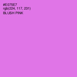 #E075E7 - Blush Pink Color Image