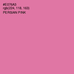 #E076A3 - Persian Pink Color Image