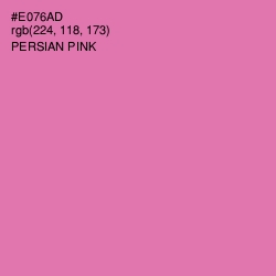 #E076AD - Persian Pink Color Image
