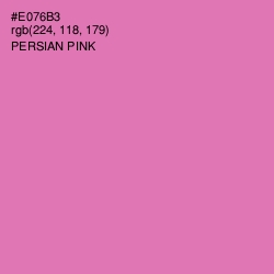 #E076B3 - Persian Pink Color Image