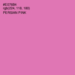 #E076B4 - Persian Pink Color Image